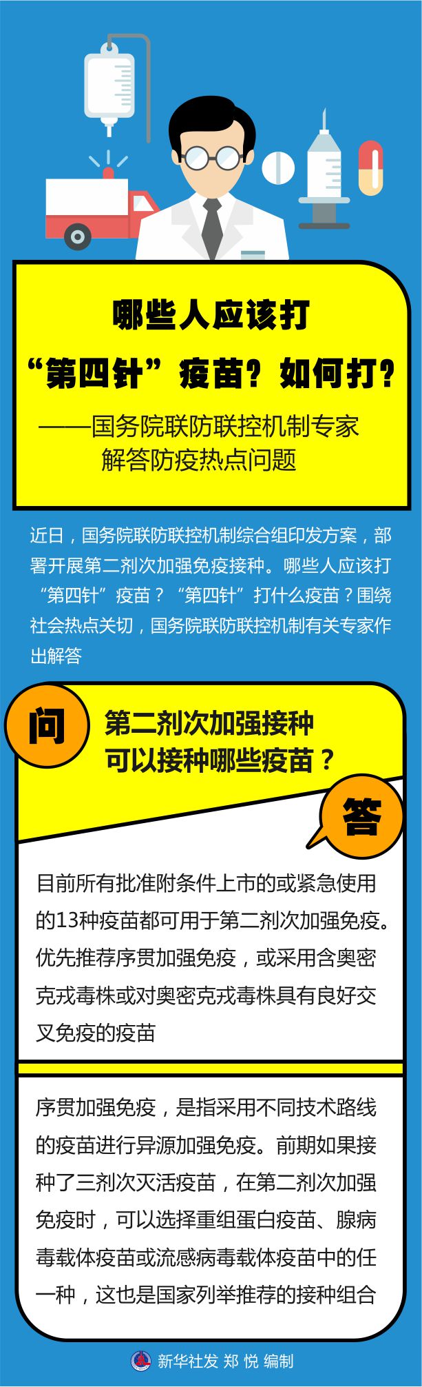 哪些人應該打“第四針”疫苗？如何打？——國務院聯(lián)防聯(lián)控機制專家解答防疫熱點問題